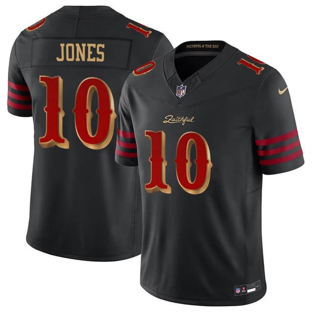 San Francisco 49ers Vapor F.U.S.E. Limited Rivalry Series Jersey - All Stitched Mac Jones - 10