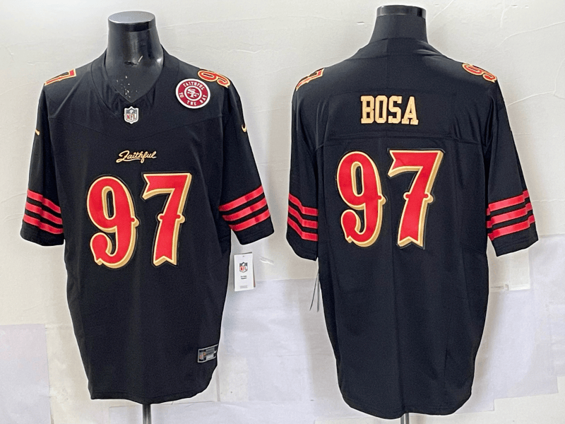 San Francisco 49ers Vapor F.U.S.E. Limited Rivalry Series Jersey - All Stitched Nick Bosa -   9 7