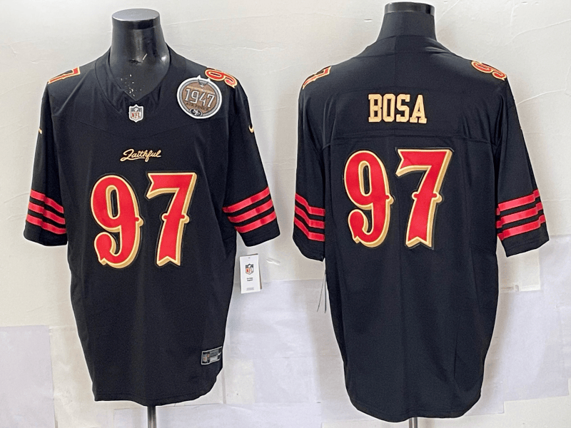 San Francisco 49ers Vapor F.U.S.E. Limited Rivalry Series Jersey - All Stitched Nick Bosa - 97