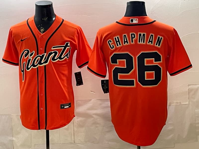 San Francisco Giants  Jersey - All Stitched Matt Chapman 26
