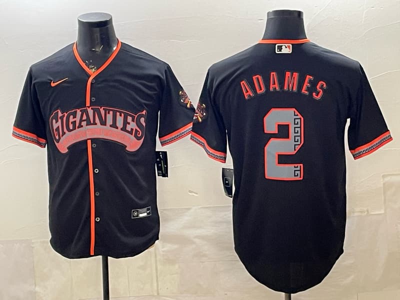 San Francisco Giants “Los Gigantes” Vapor Premier  Jersey 2 ADAMES