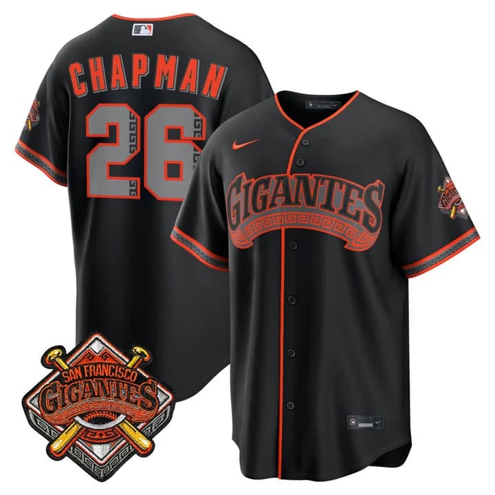 San Francisco Giants “Los Gigantes” Vapor Premier Jersey - All Stitched Matt Chapman 26