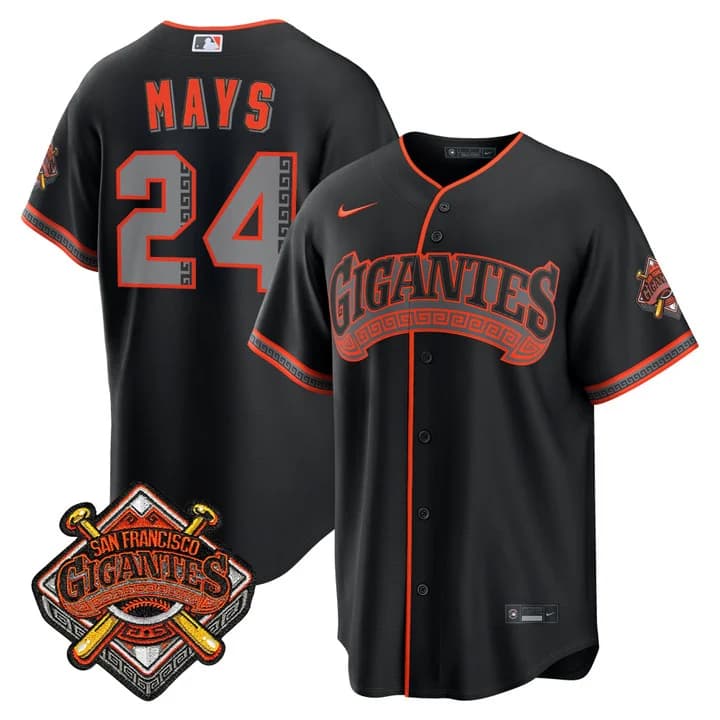 San Francisco Giants “Los Gigantes” Vapor Premier Jersey - All Stitched Willie Mays 24