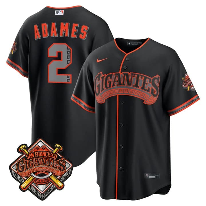 San Francisco Giants “Los Gigantes” Vapor Premier Jersey - All Stitched Willy Adames 2
