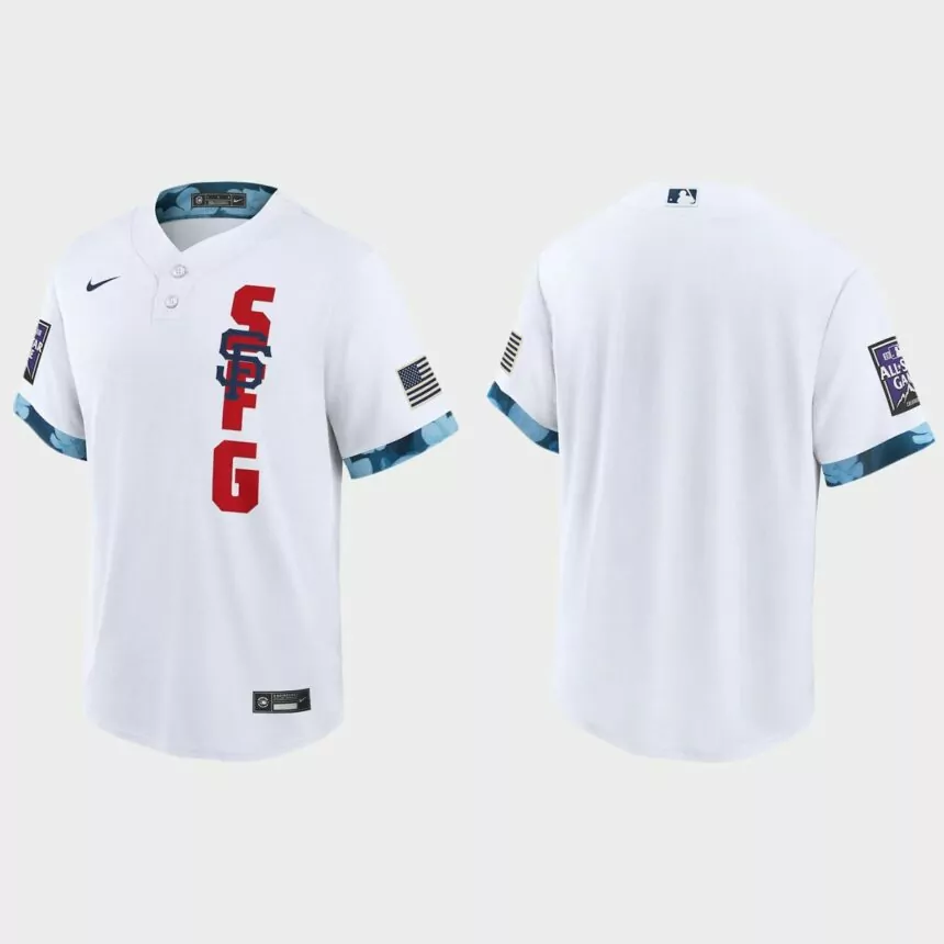 San Francisco Giants 2021 MLB All-Star Game Replica Jersey – White