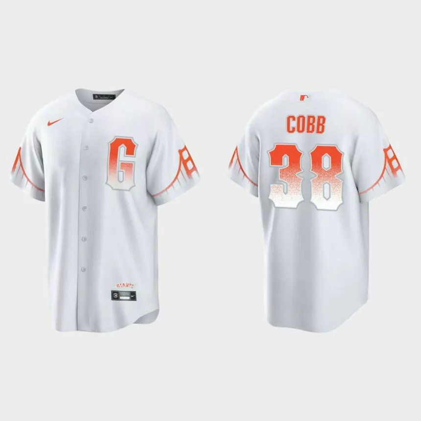 San Francisco Giants Alex Cobb City Connect Replica Jersey – White