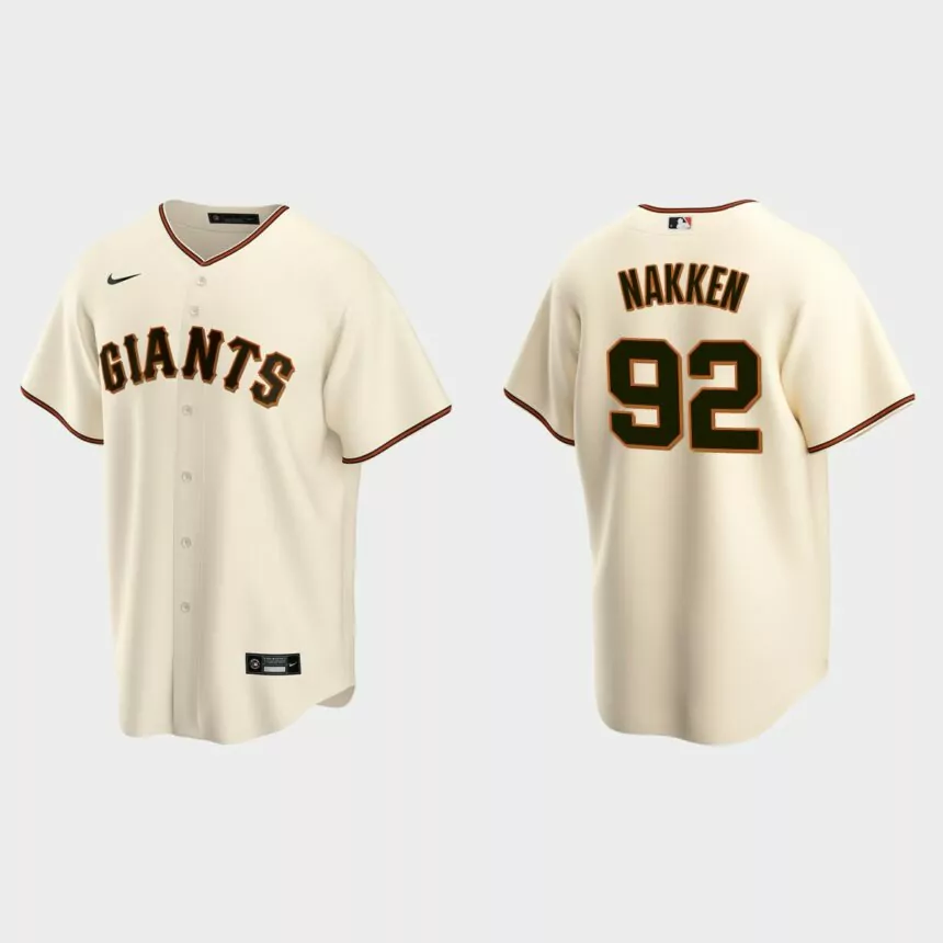 San Francisco Giants Alyssa Nakken Replica Home Jersey – Cream