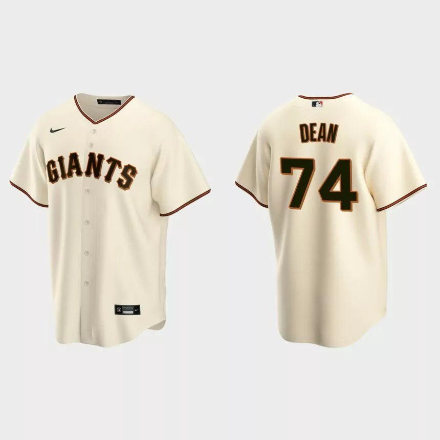 San Francisco Giants Austin Dean Replica Home Jersey – Cream