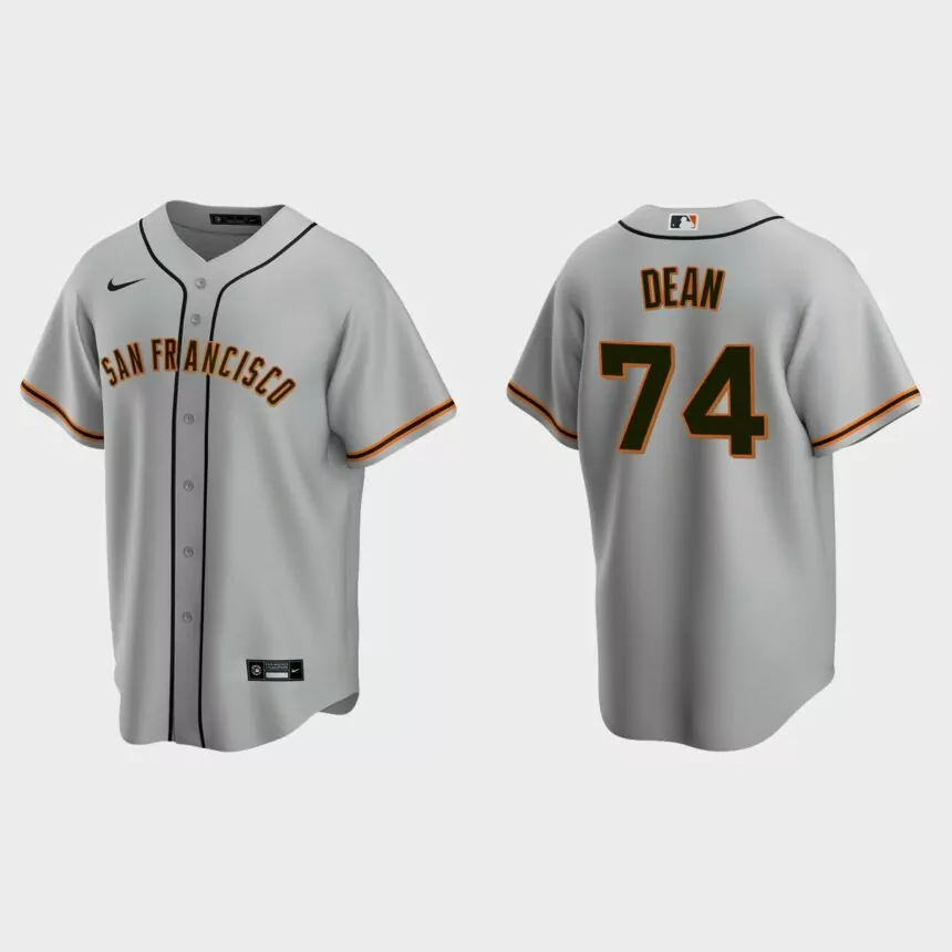San Francisco Giants Austin Dean Replica Road Jersey – Gray