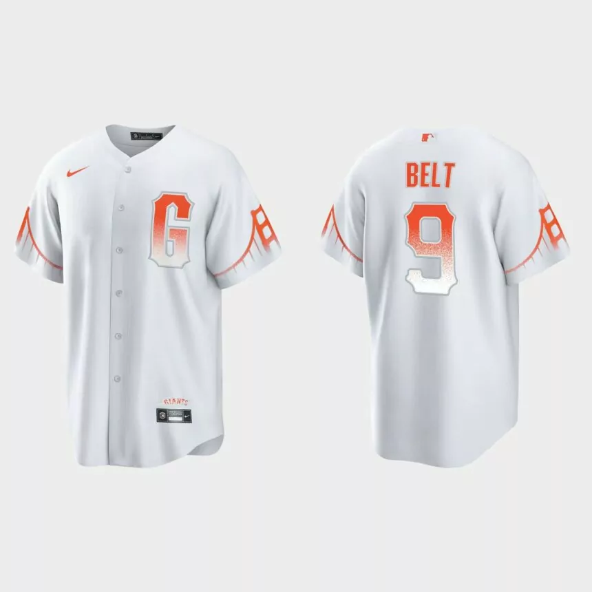 San Francisco Giants Brandon Belt 2021 City Connect Replica Jersey – White