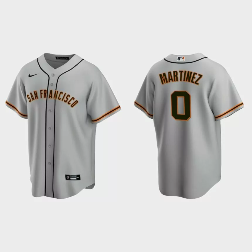 San Francisco Giants Carlos Martinez Replica Road Jersey – Gray