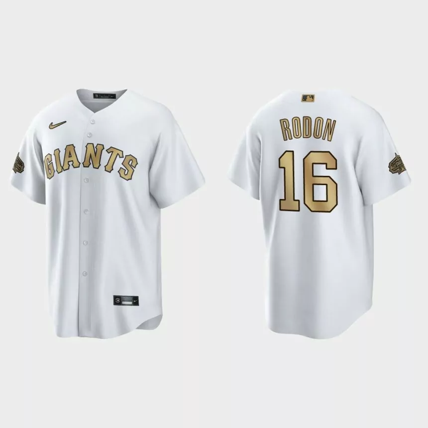 San Francisco Giants Carlos Rodon 2022 MLB All-Star Game Replica Jersey – White