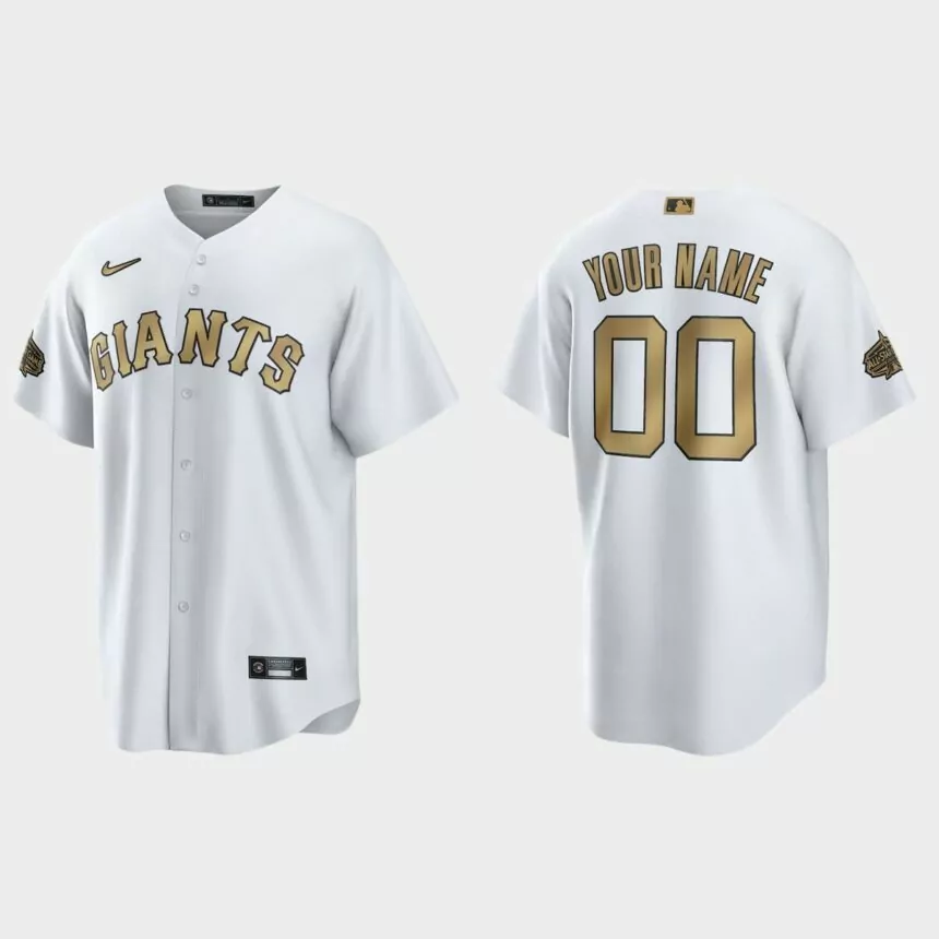 San Francisco Giants Custom 2022 MLB All-Star Game Replica Jersey – White