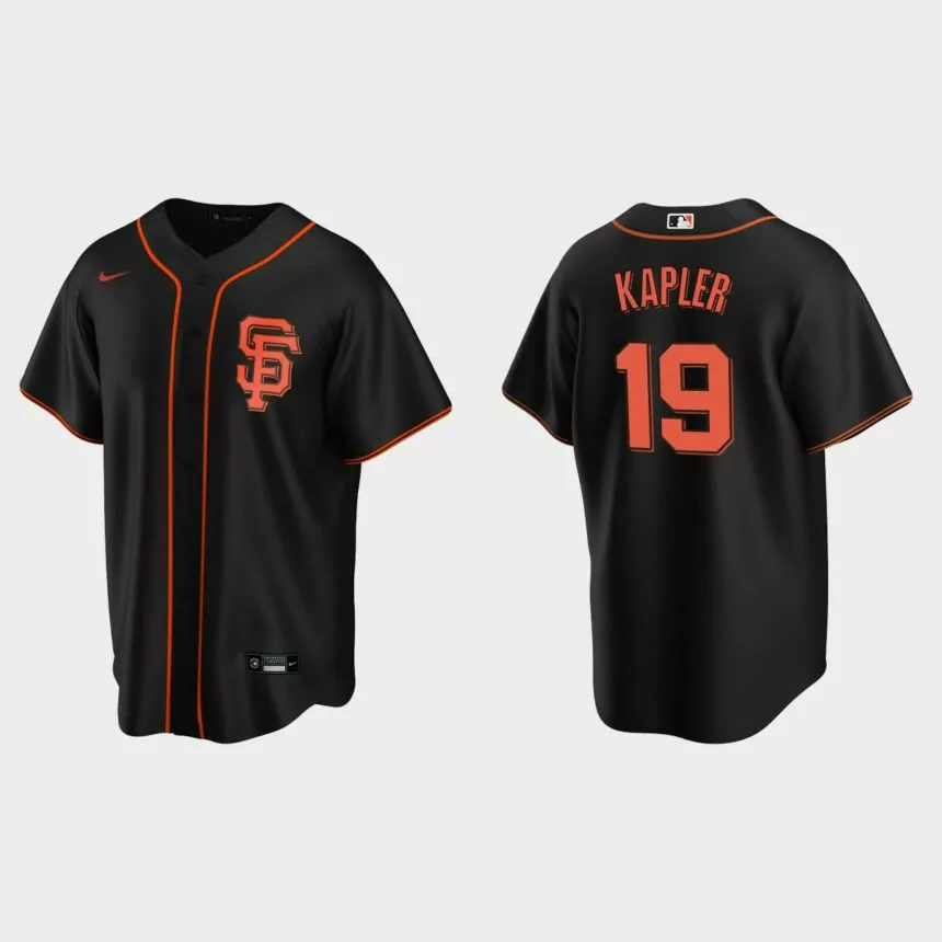 San Francisco Giants Gabe Kapler Replica Alternate Jersey – Black