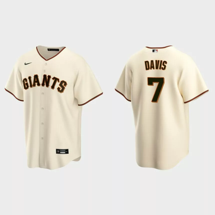San Francisco Giants J.D. Davis Replica Home Jersey – Cream