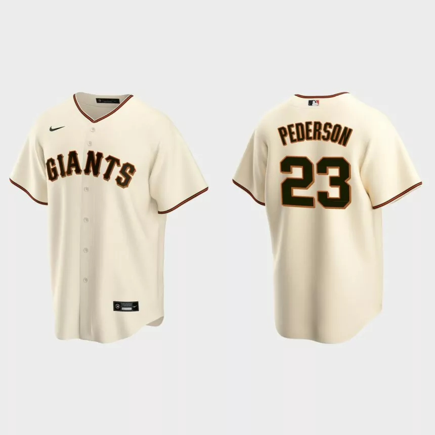 San Francisco Giants Joc Pederson Replica Home Jersey – Cream