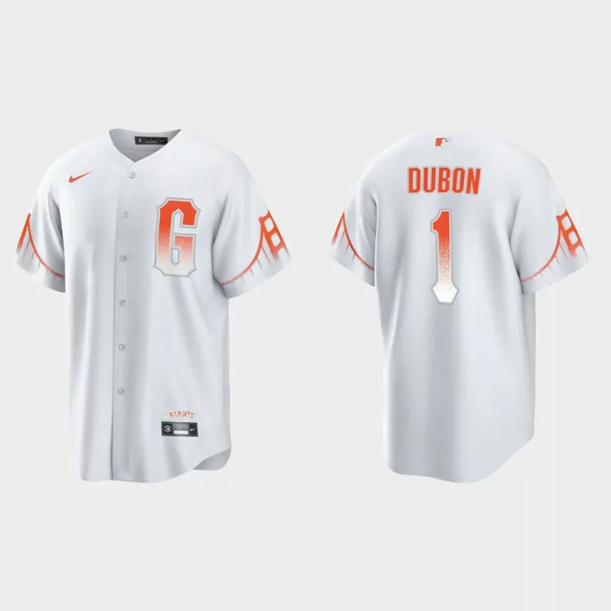 San Francisco Giants Mauricio Dubon 2021 City Connect Replica Jersey – White