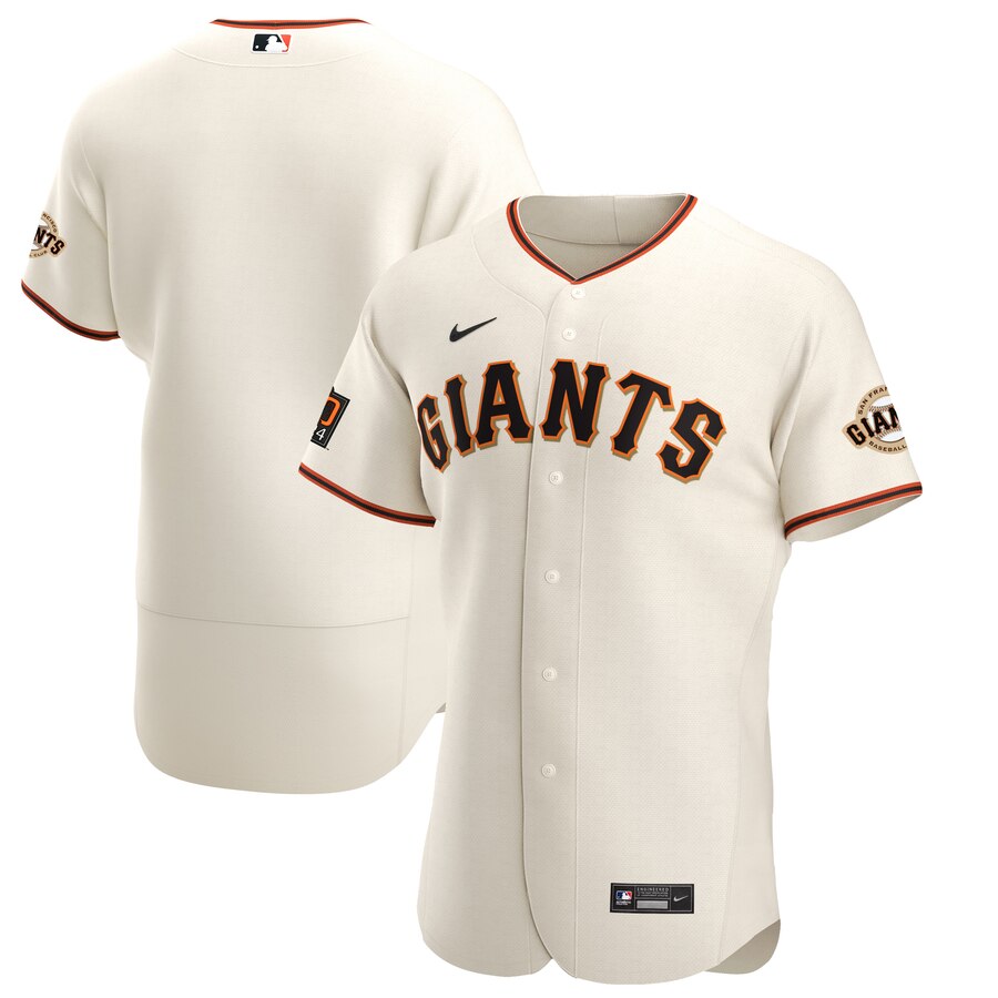 San Francisco Giants Men's Nike Cream Home 2020 Authentic Team MLB Jersey