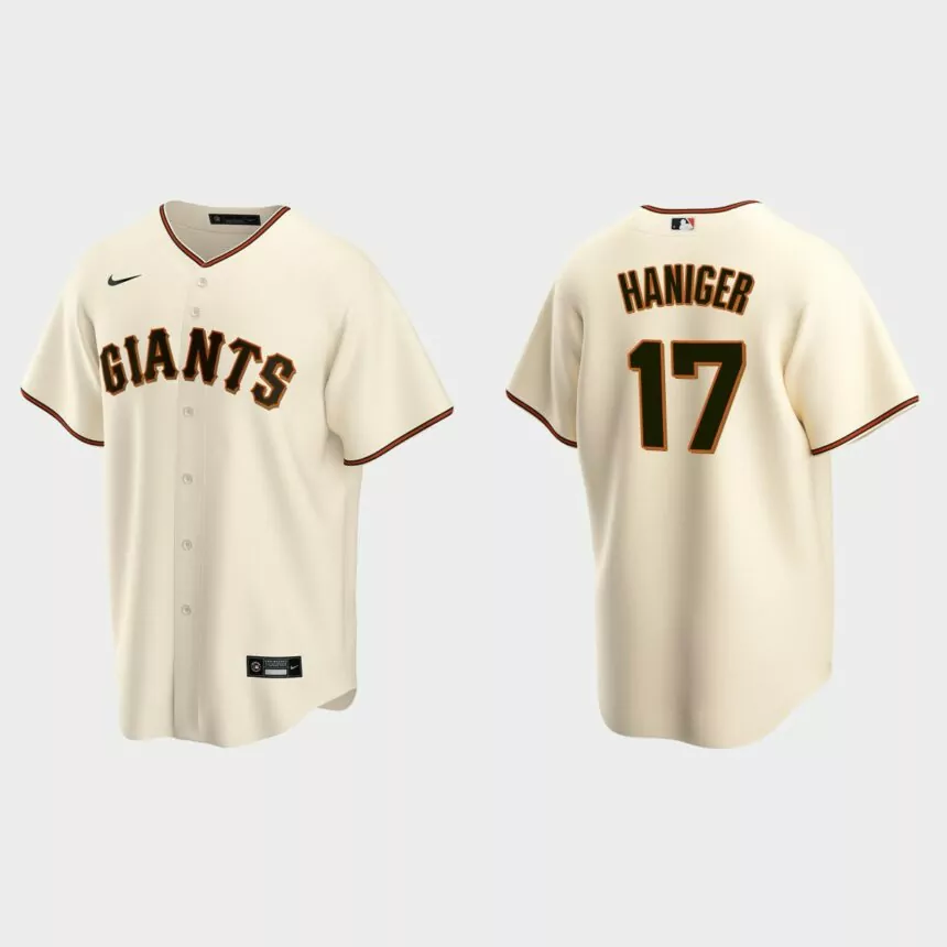 San Francisco Giants Mitch Haniger Replica Home Jersey – Cream