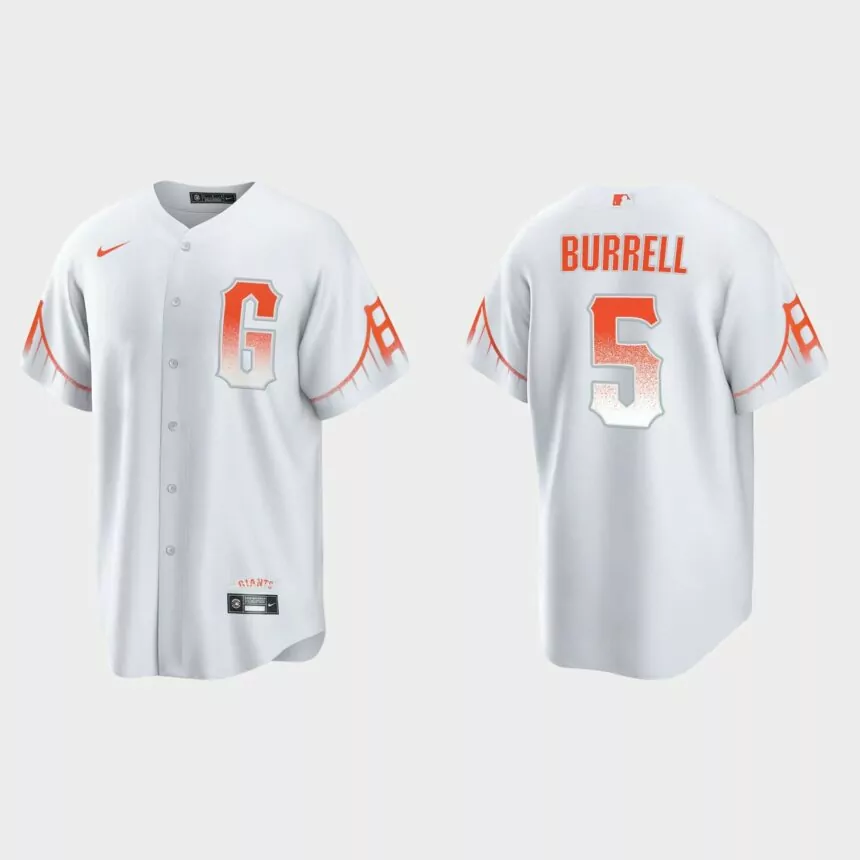 San Francisco Giants Pat Burrell 2021 City Connect Replica Jersey – White