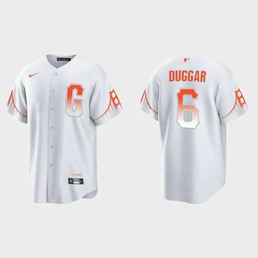 San Francisco Giants Steven Duggar 2021 City Connect Replica Jersey – White