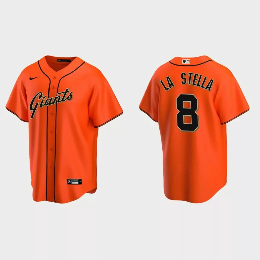 San Francisco Giants Tommy La Stella Replica Alternate Jersey – Orange