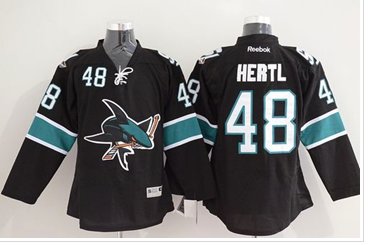 San Jose Sharks #48 Tomas Hertl Black Stitched NHL Jersey