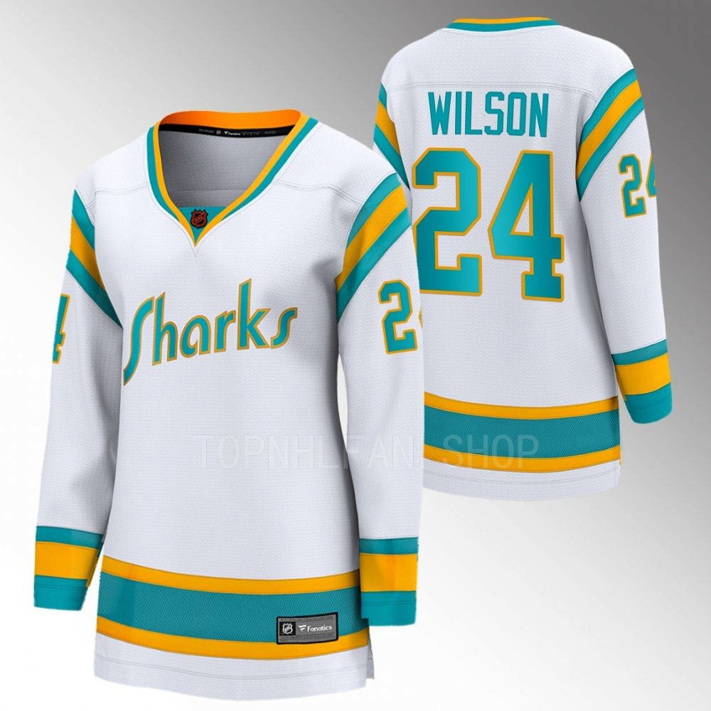 San Jose Sharks Doug Wilson Women White 2022 Special Edition 2.0 Jersey