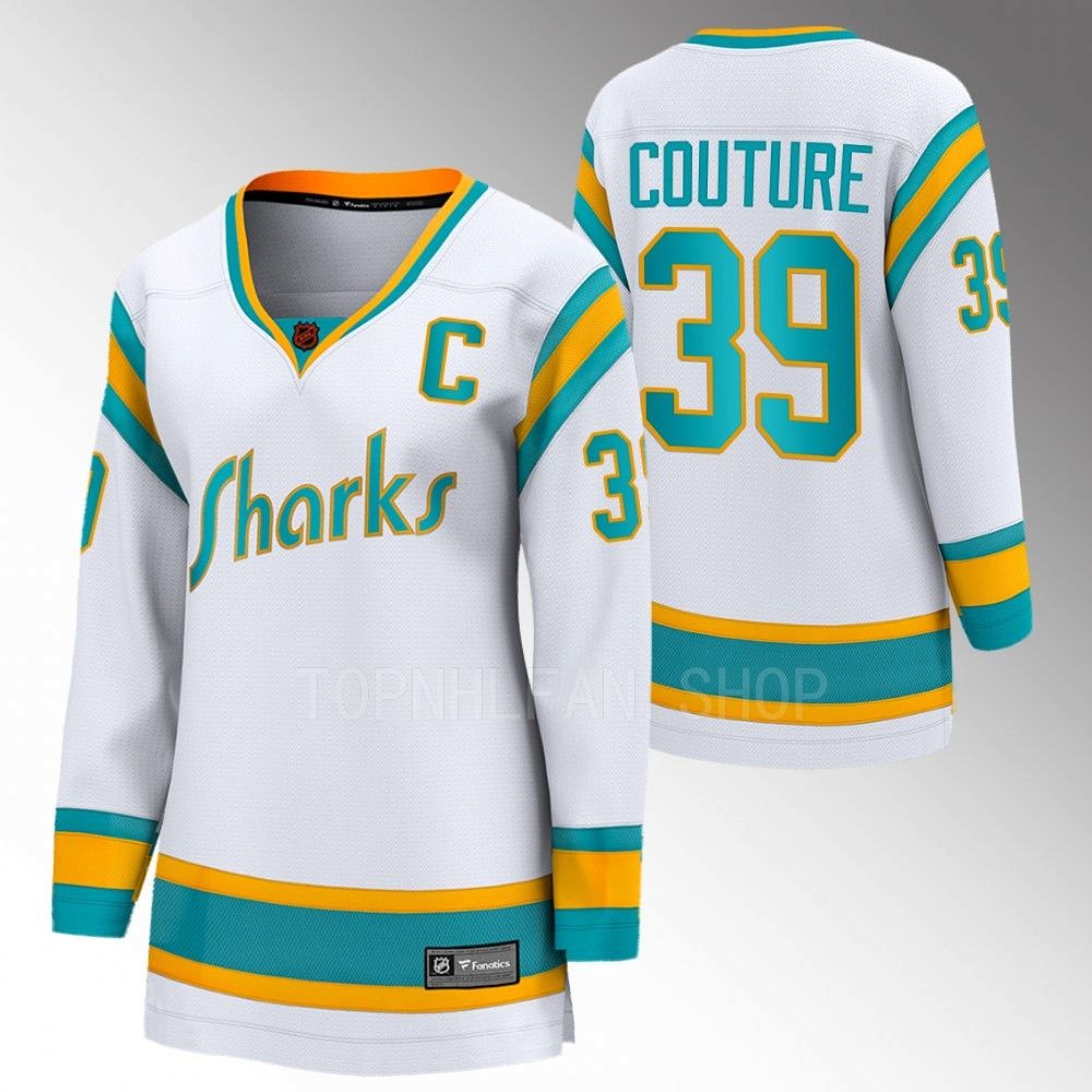 San Jose Sharks Logan Couture Women White 2022 Special Edition 2.0 Jersey