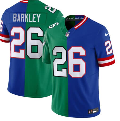 Saquon Barkley Split Vapor Limited Jersey – All Stitched