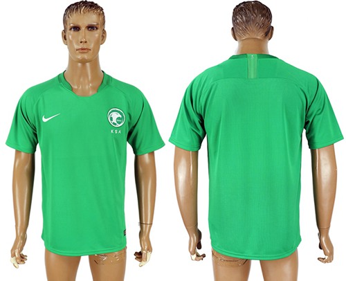 Saudi Arabia Blank Away Soccer Country Jersey