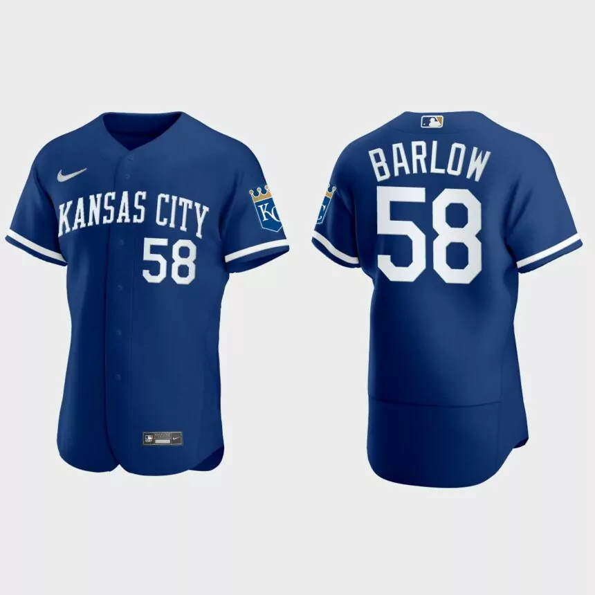 Scott Barlow Kansas City Royals Authentic Jersey – Royal