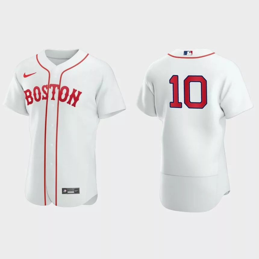 Scott Hatteberg Boston Red Sox 2021 Patriots’ Day Authentic Jersey – White