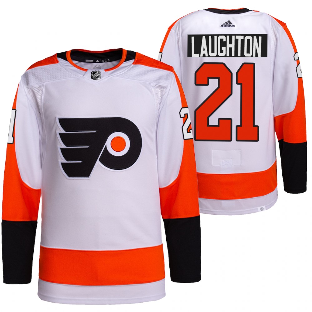 Scott Laughton Philadelphia Flyers White Authentic Pro Away Jersey