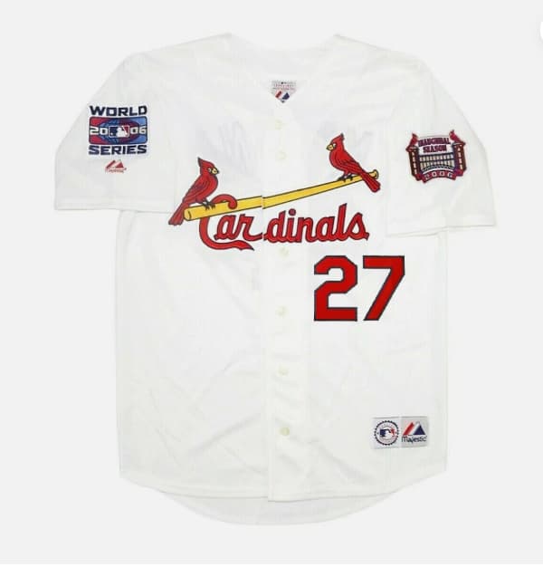 Scott Rolen St. Louis Cardinals 2006 World Series H ome Jersey