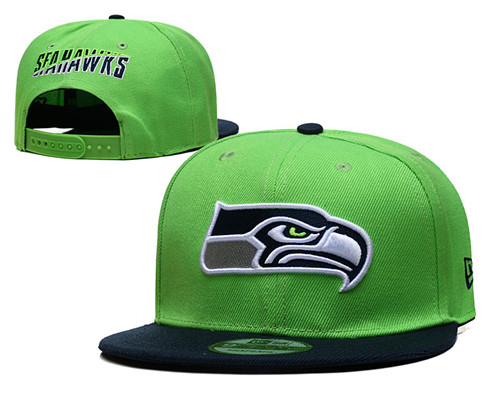 Seahawks Green Snapback Hat --TX