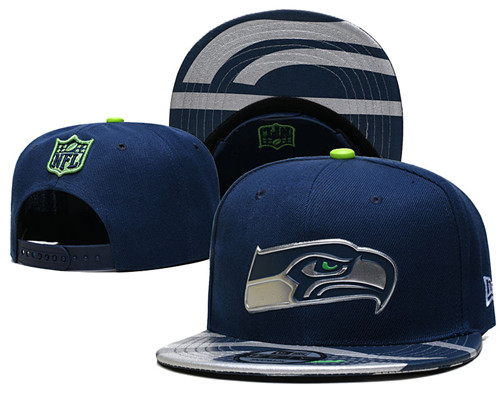 Seahawks Navy Snapback Hat --YD