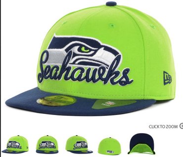 Seahawks fitted hat