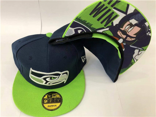 Seahawks Snapback Hat- --  LH