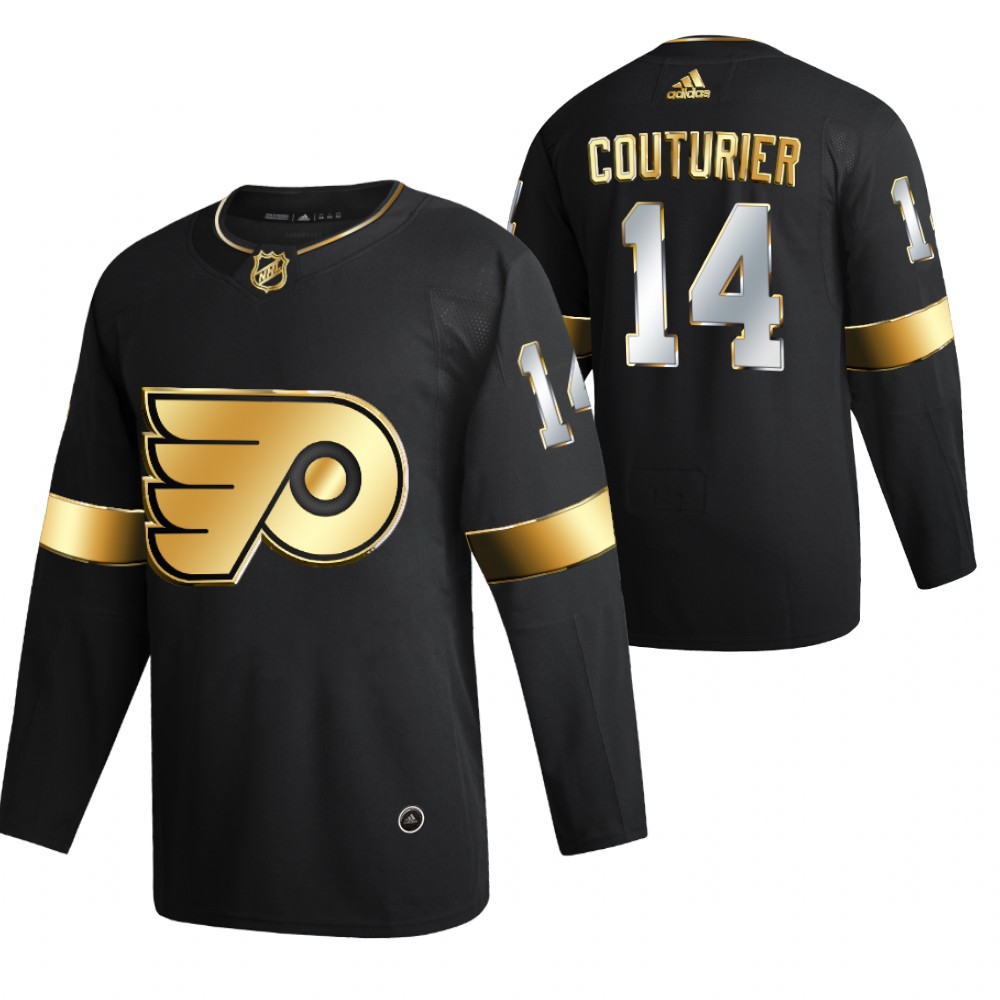 Sean Couturier Philadelphia Flyers Black 2021 Golden Edition Jersey Limited Authentic