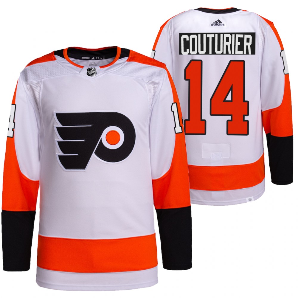 Sean Couturier Philadelphia Flyers White Authentic Pro Away Jersey