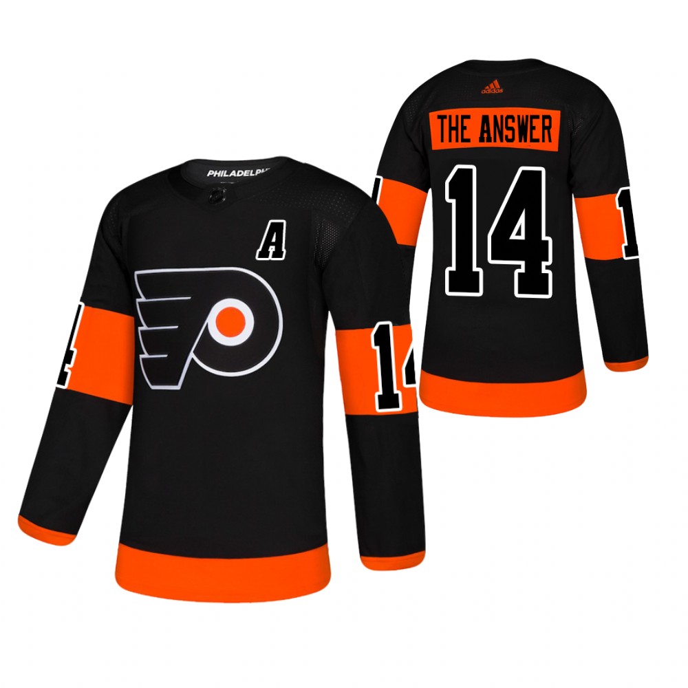 Sean Couturier The Answer Nickname Jersey Flyers Alternate Authentic Black