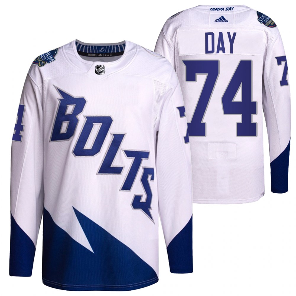 Sean Day Tampa Bay Lightning White 2022 Stadium Series Primegreen Authentic Jersey