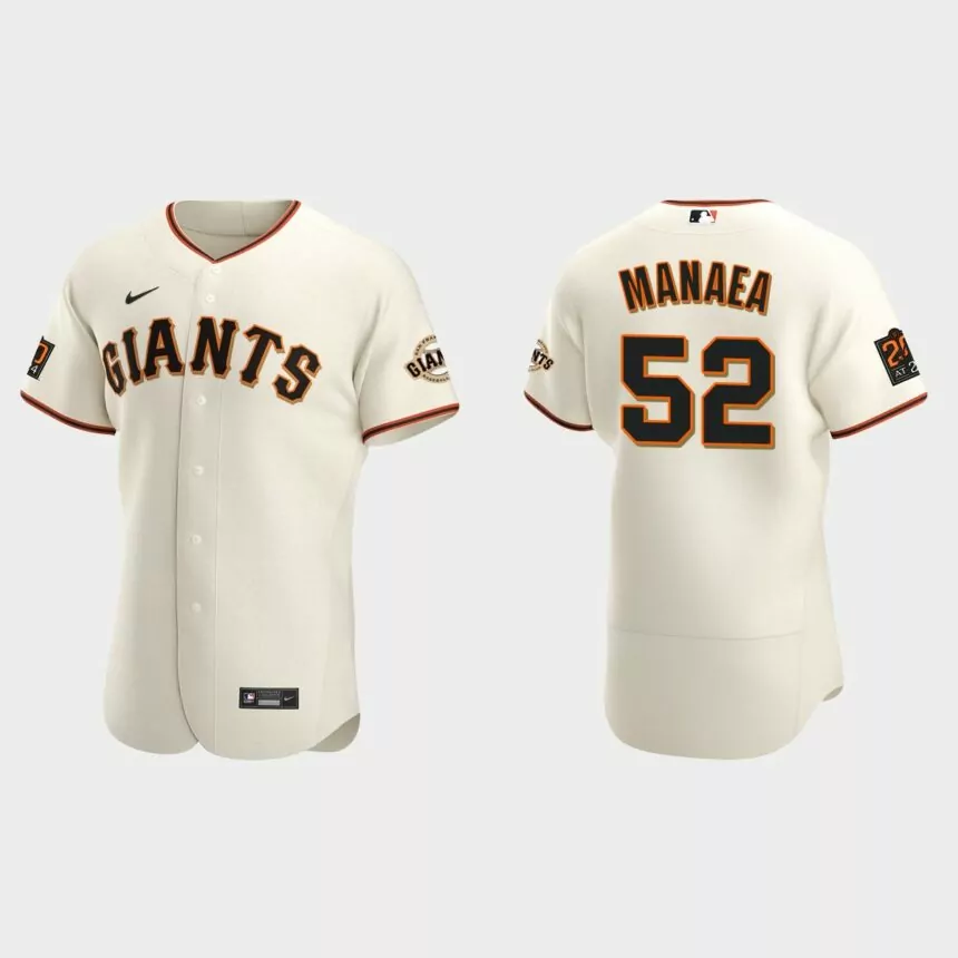 Sean Manaea San Francisco Giants Authentic Home Jersey – Cream