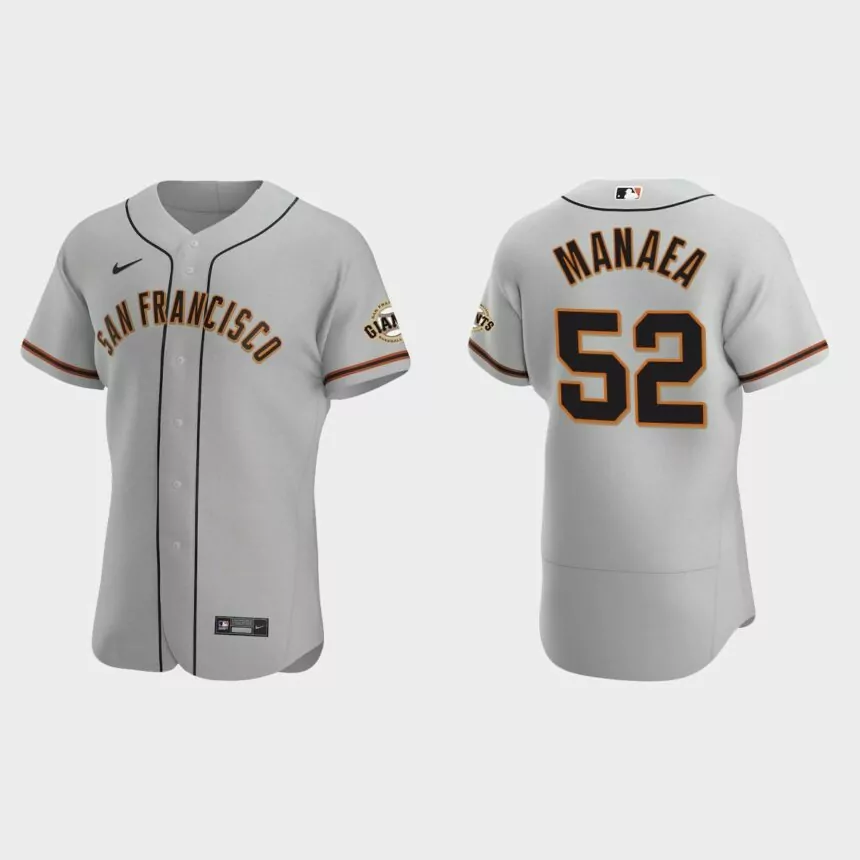 Sean Manaea San Francisco Giants Authentic Road Jersey – Gray