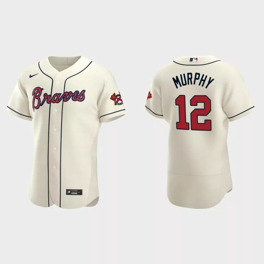 Sean Murphy Atlanta Braves Authentic Alternate Jersey – Cream