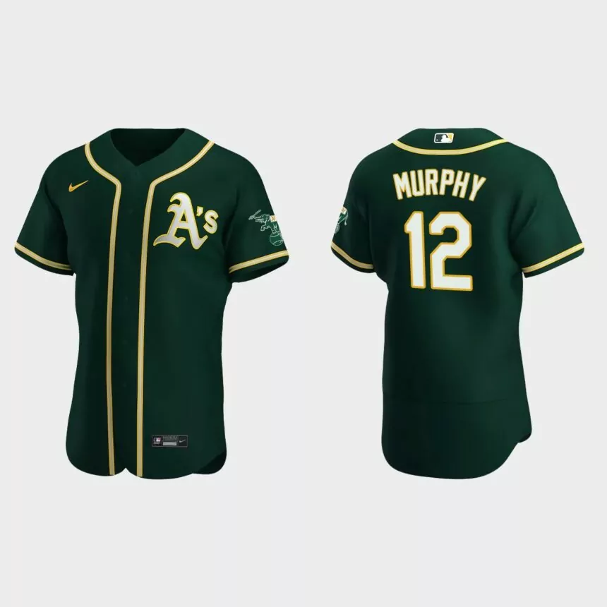 Sean Murphy Oakland Athletics Authentic Alternate Jersey – Green