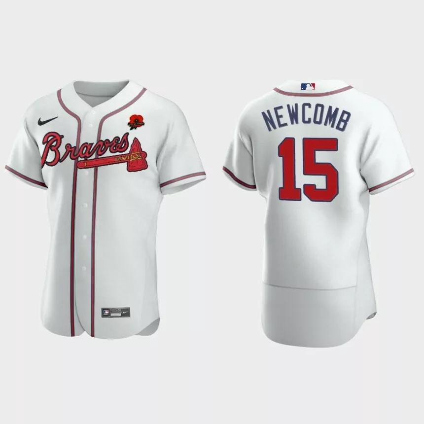 Sean Newcomb Atlanta Braves 2021 Memorial Day Authentic Jersey – White