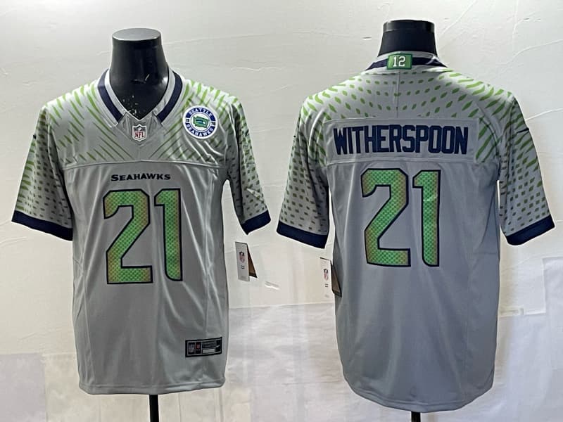 Seattle  Seahawks F.U.S.E. Limited Rivalry  Series Jersey -  All Stitched Devon Witherspoon - 21
