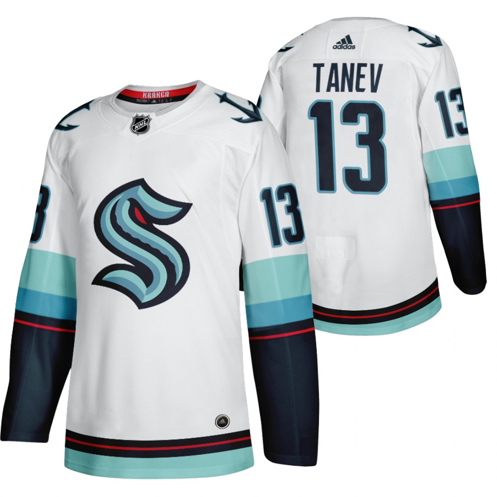 Seattle Kraken Brandon Tanev 2021-22 Away Authentic Jersey White